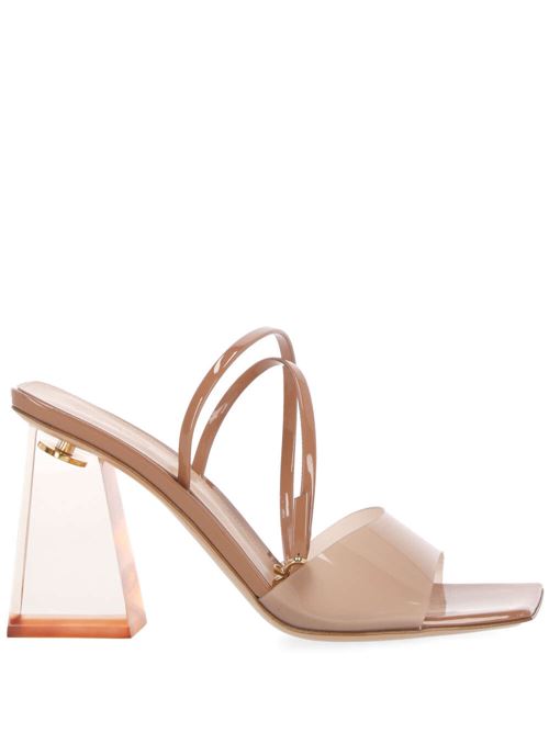 85mm square-toe sandals Gianvito Rossi | G3220885PLXGSVPRALINE